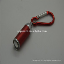 2015 luces llevadas mini decorativas, mini llavero llevado de la linterna, keychain llevó la luz del apretón